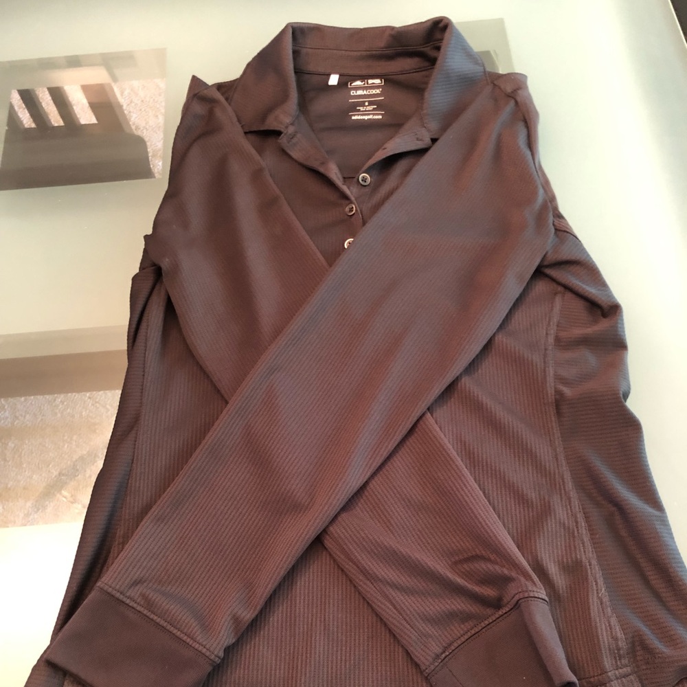 Adidas long sleeve golf shirt